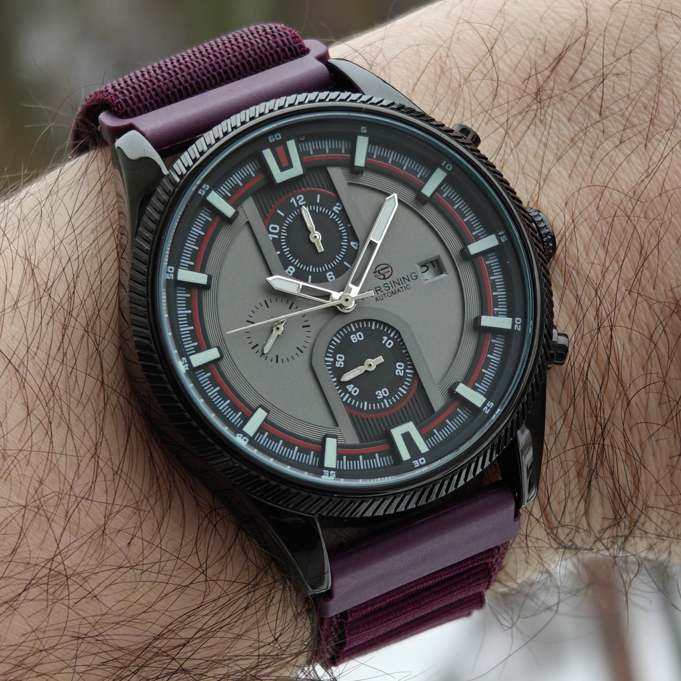 Forsining Tennesy Wine Red, 2 ремінці — фото 7