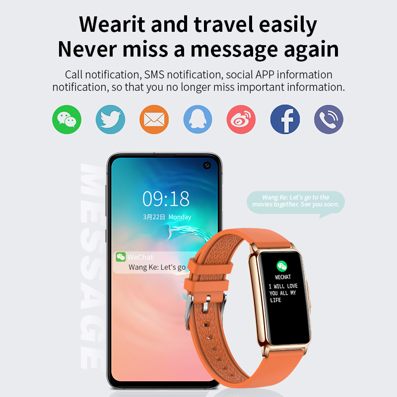 Smart Mioband Nano+ Orange, 2 ремінці — фото 2