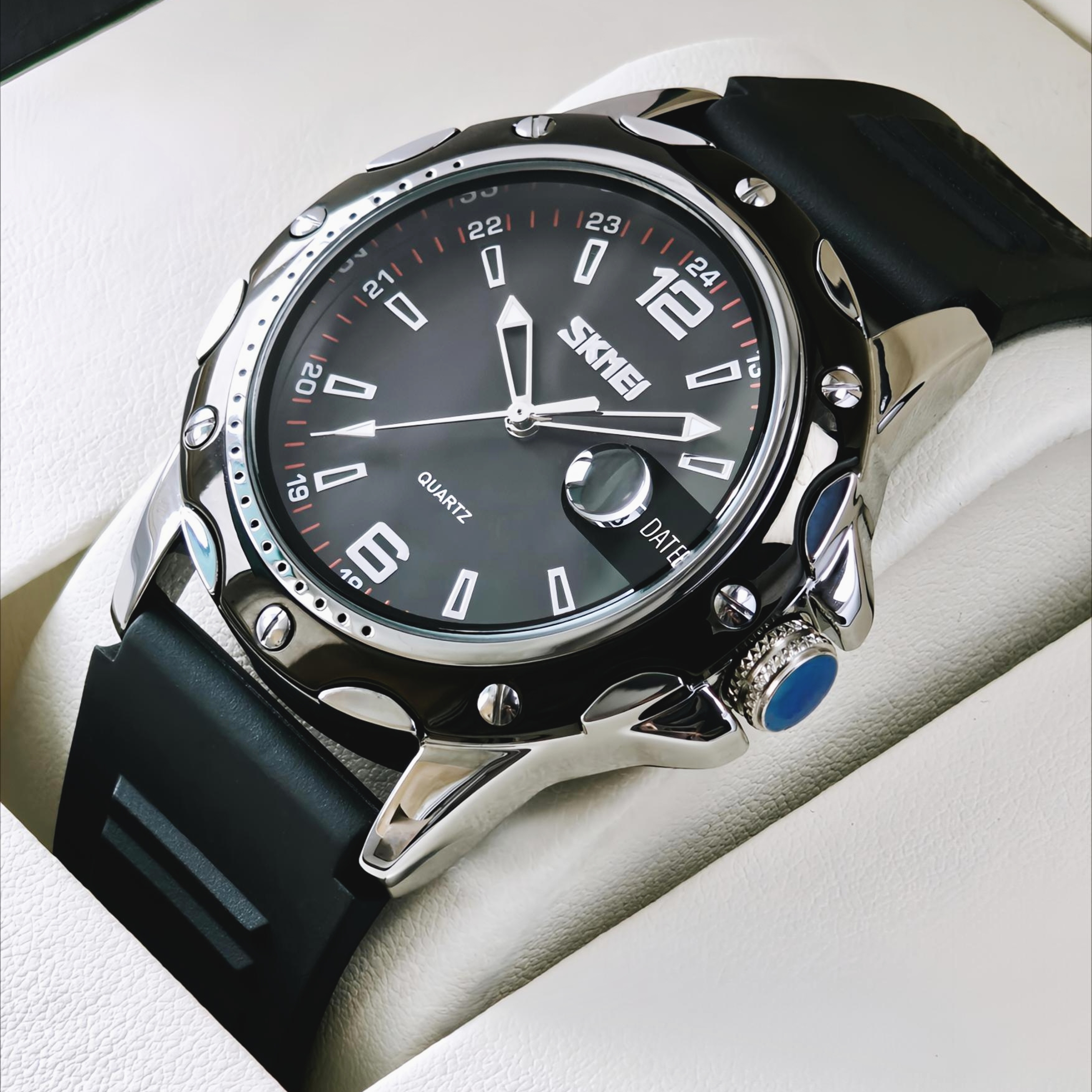 Skmei Robby Elastic Black, 2 ремінці — фото 2
