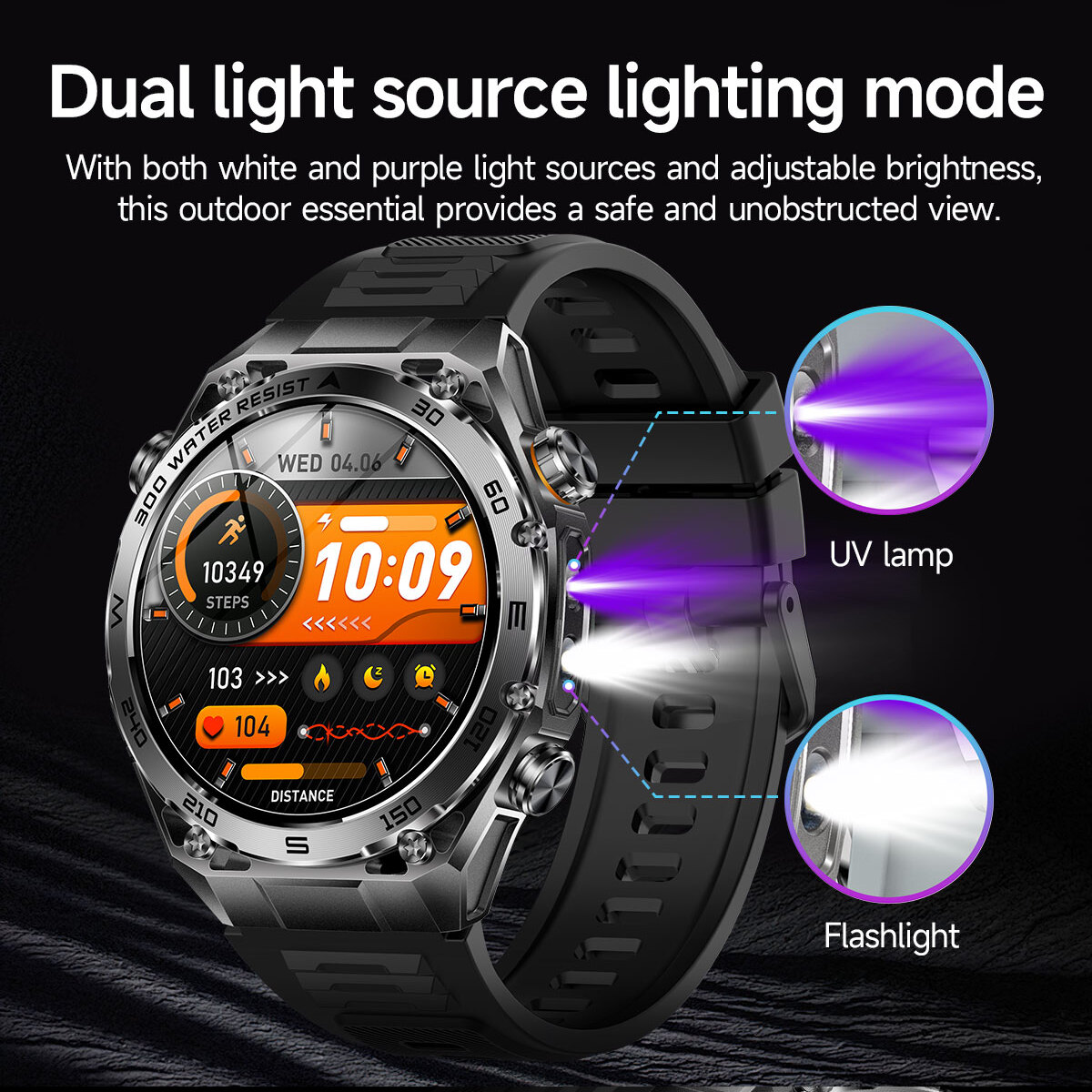Smart Flash Rubber Silver, 2 ремінці — фото 9