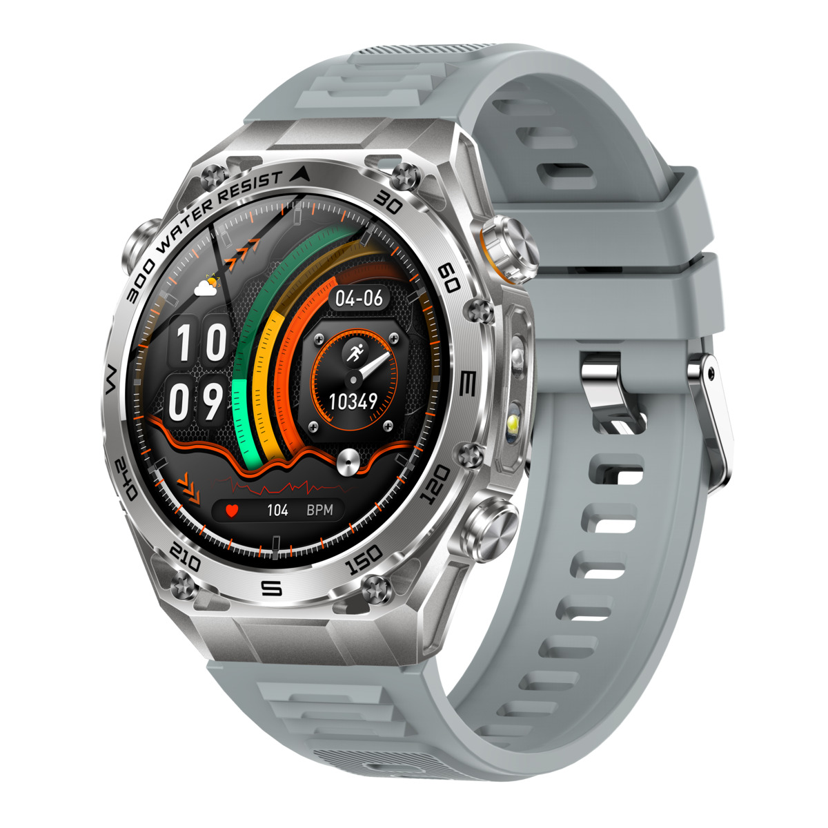 Smart Flash Steel Silver, 2 ремінці — фото 2