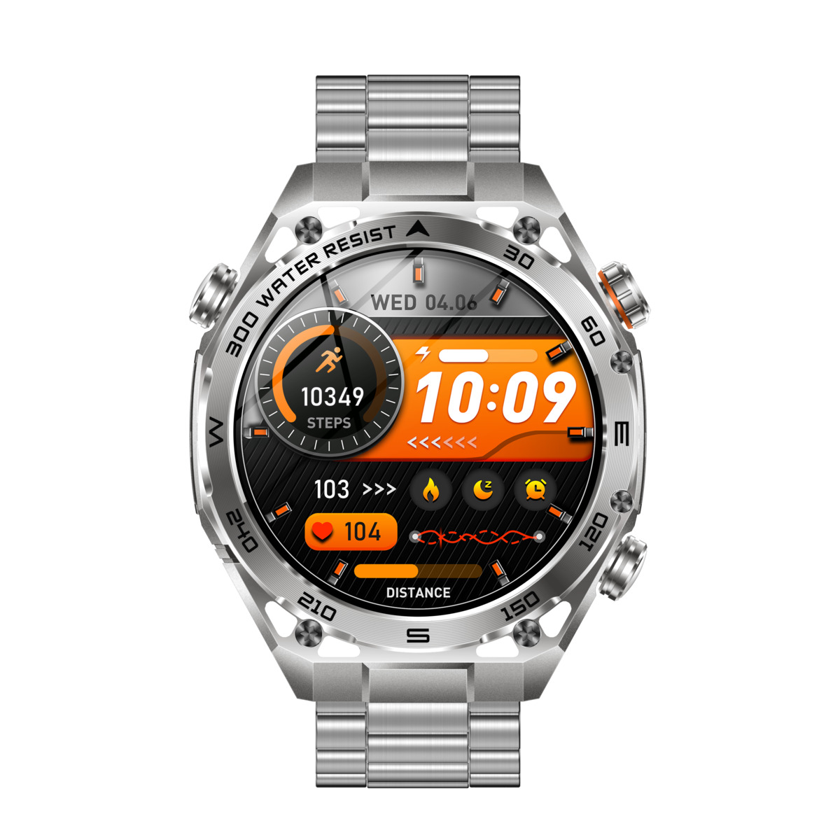 Smart Flash Steel Silver, 2 ремінці — фото 3