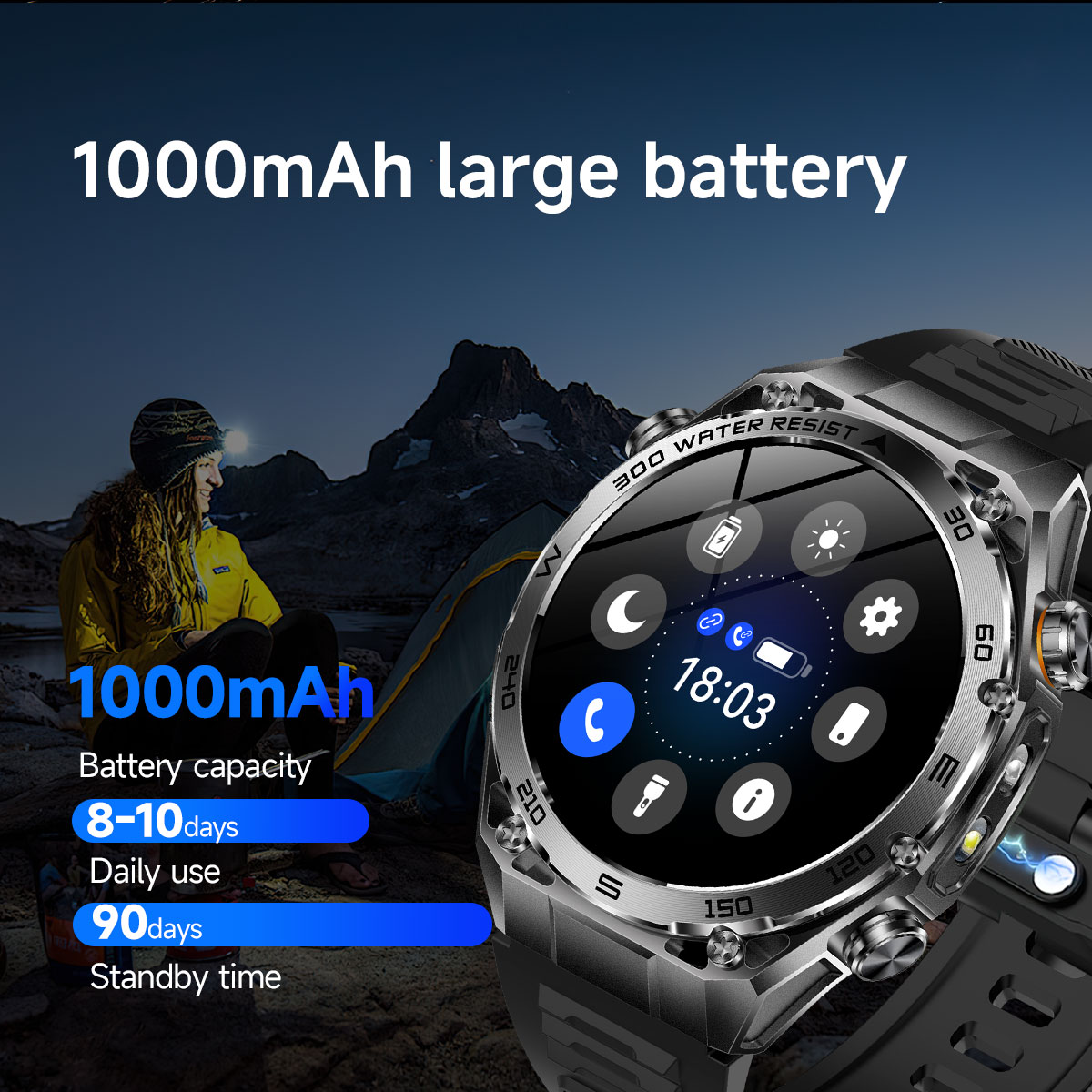 Smart Flash Rubber Silver, 2 ремінці — фото 6