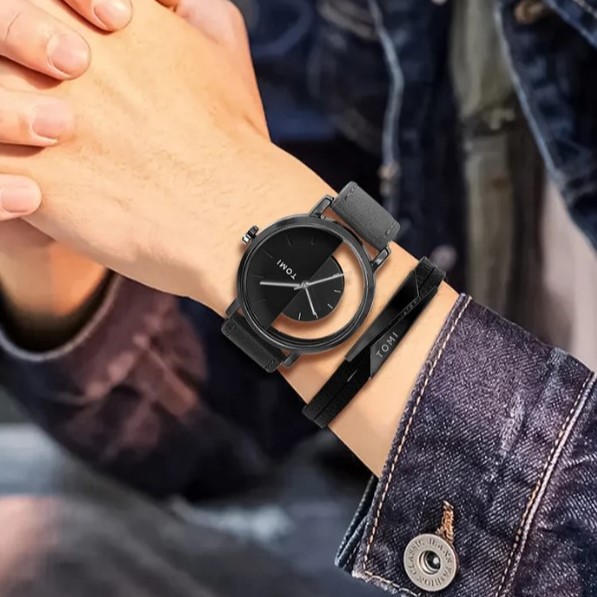 Tomi Gentleman Steel Black, 2 ремінці — фото 5