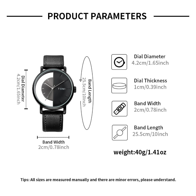 Tomi Gentleman Steel Black, 2 ремінці — фото 6