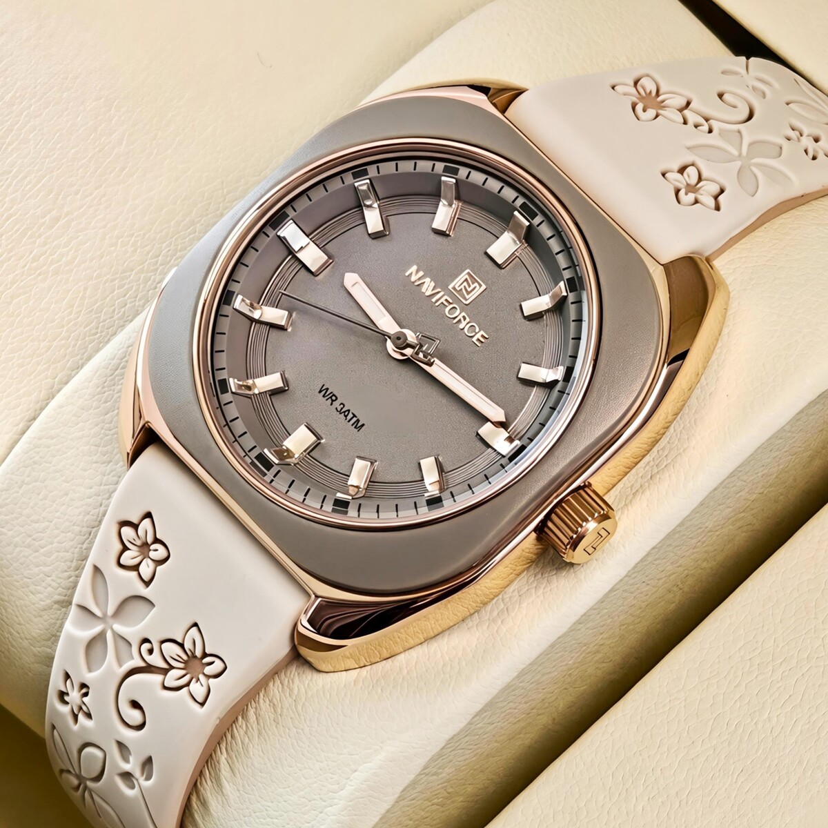Naviforce Mira Beige Flower, 2 ремінці — фото 2