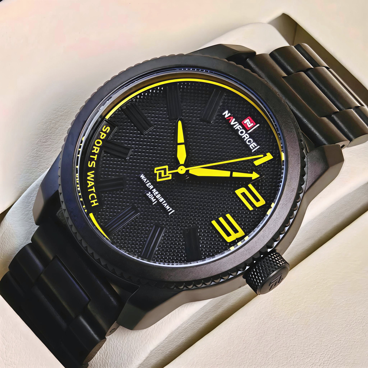 Naviforce Kvantum Black Steel, 2 ремінці — фото 2
