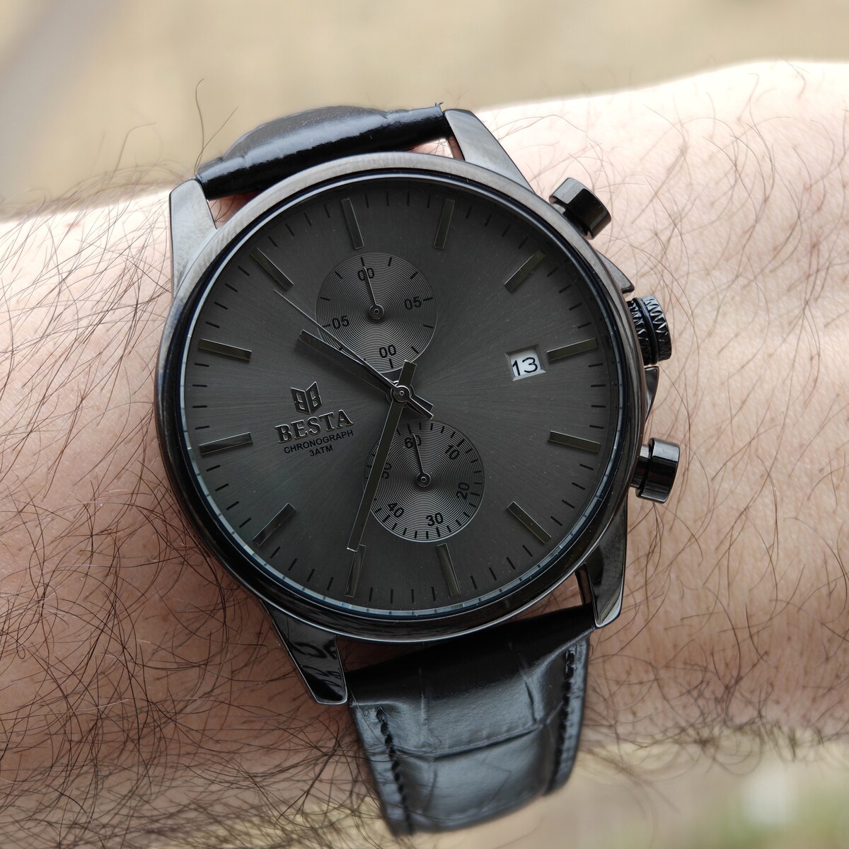 Besta Mars Premium Leather Black, 2 ремінці — фото 7