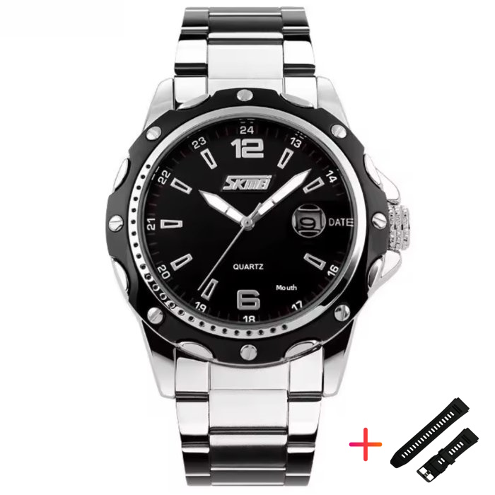 Skmei Robby Elastic Black, 2 ремінці — фото 8