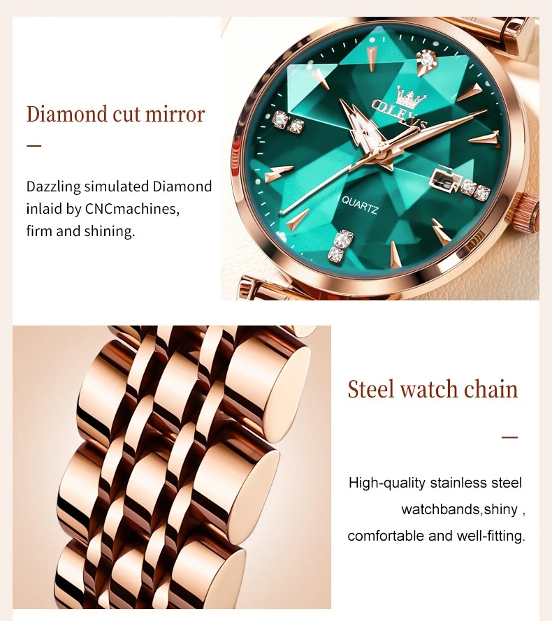 Olevs Diamond Leather Brown, 2 ремінці — фото 5