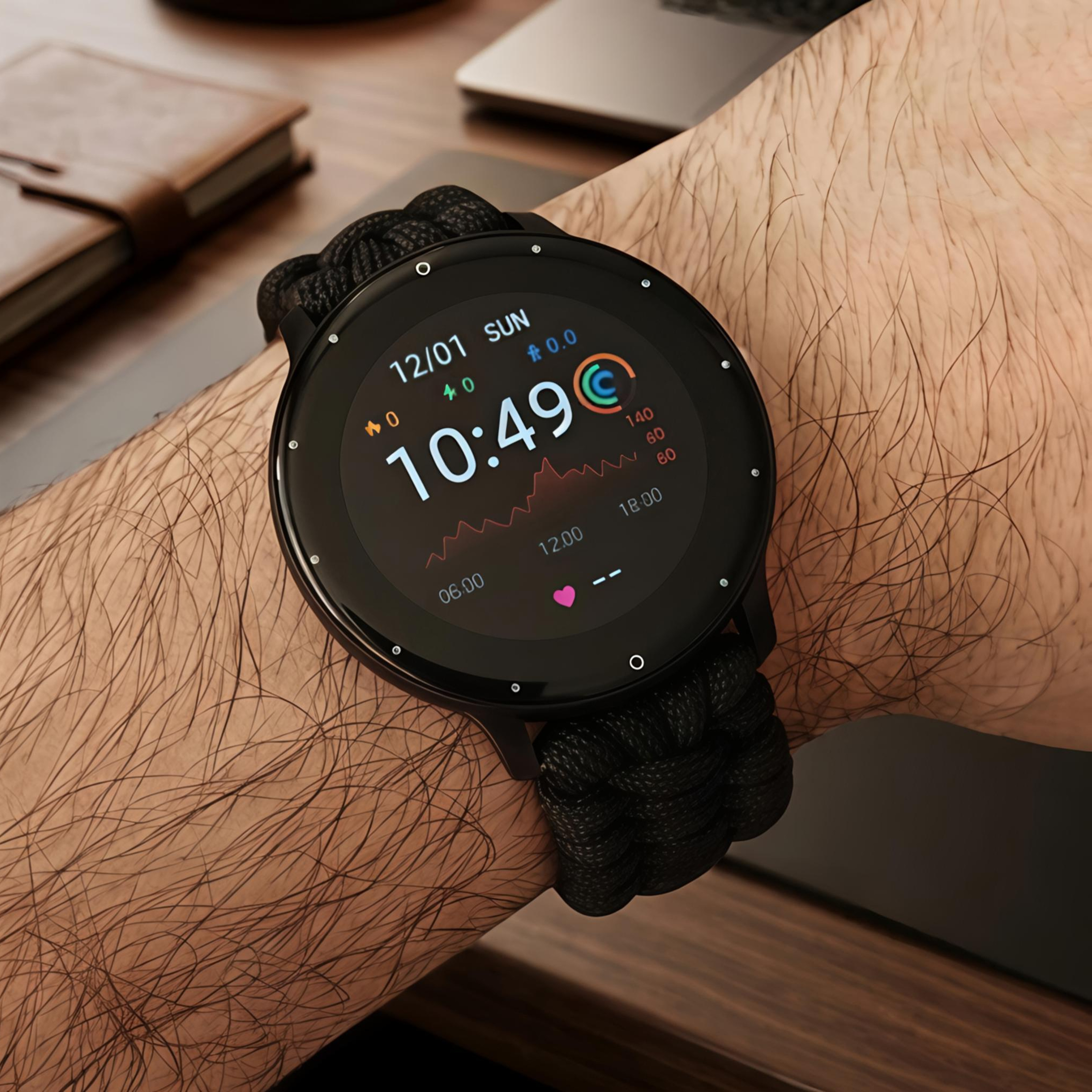 Smart Classic Black Paracord, 2 ремінці — фото 7