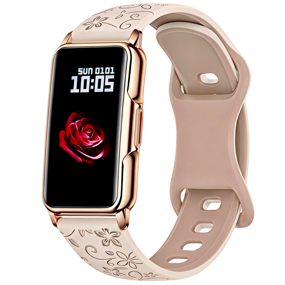 Smart Mioband Nano+ Beige Flower, 3 ремінці