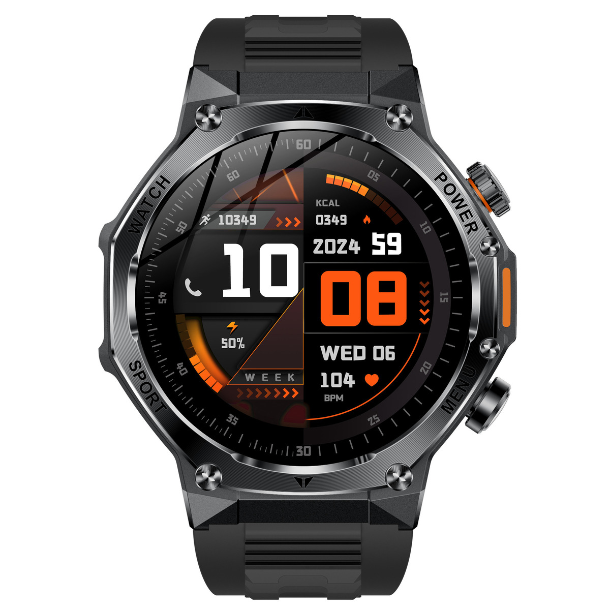 Smart Surf X Pro Black Rubber, 2 ремінці — фото 3