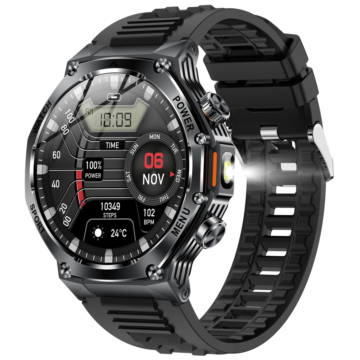 Smart Surf X Pro Black Rubber, 2 ремінці — фото 9