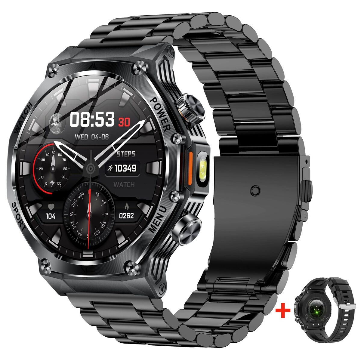 Smart Surf X Pro Black Steel, 2 ремінці — фото 2