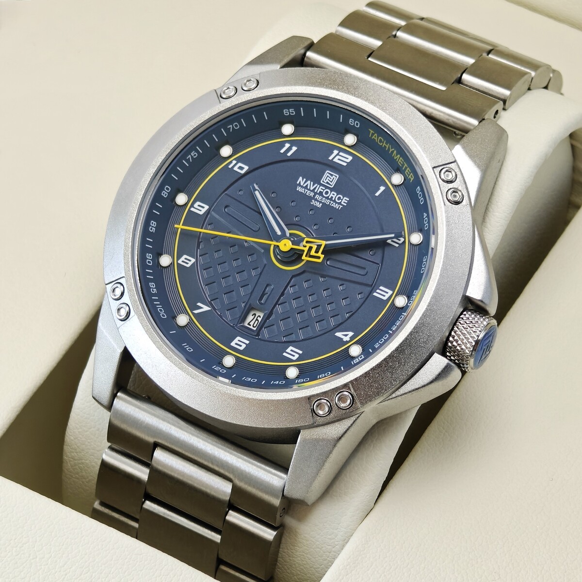 Naviforce Lagune Stainless Silver, 2 ремінці — фото 2