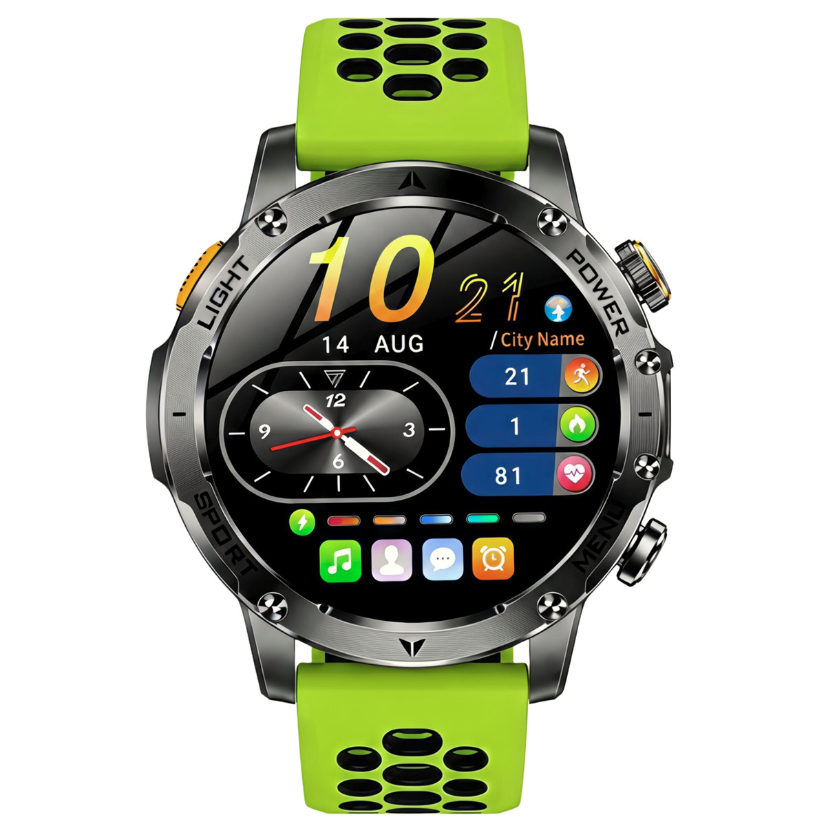 Smart Power Ultra Venom Green, 3 ремінці — фото 2