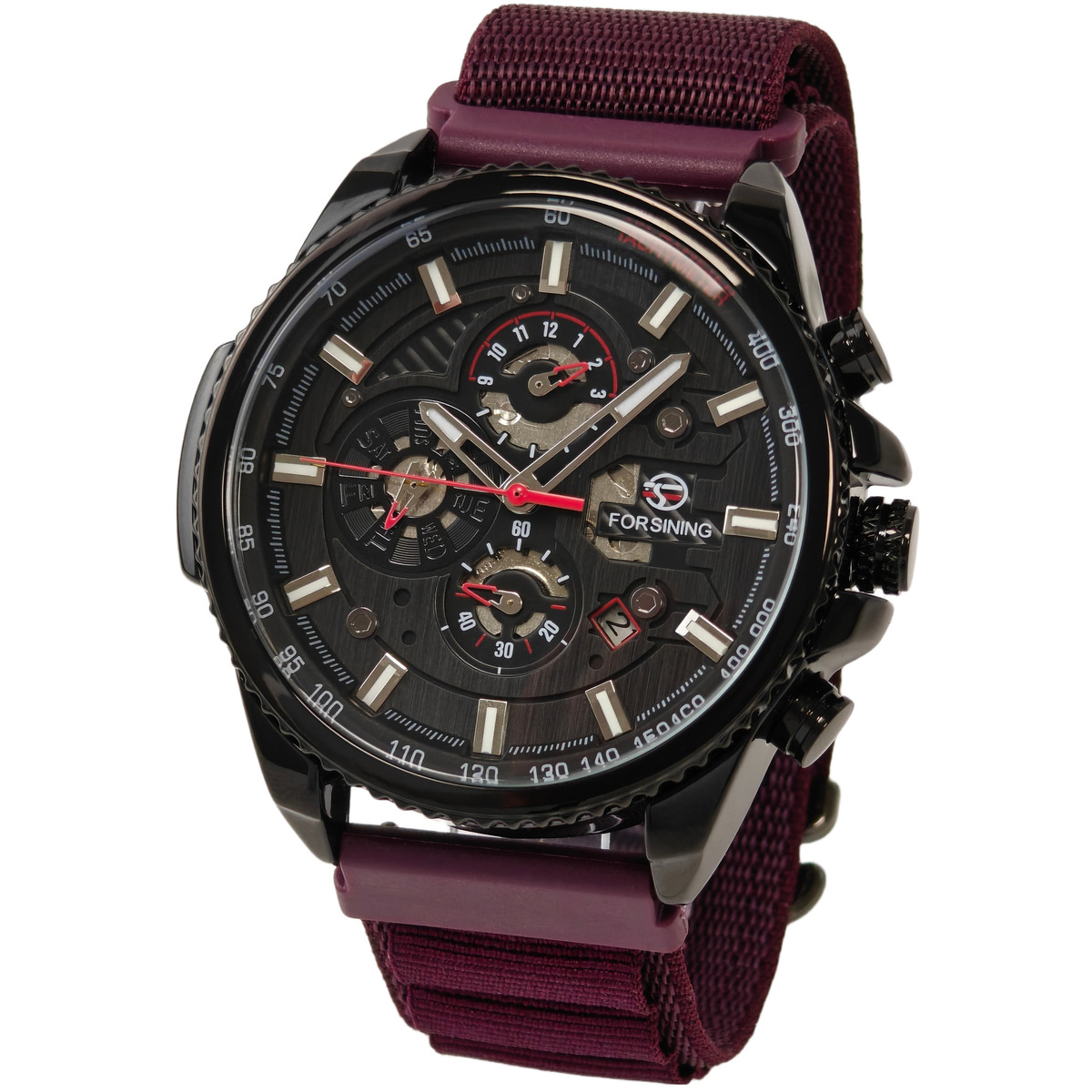 Forsining Finance Wine Red, 2 ремінці — фото 2
