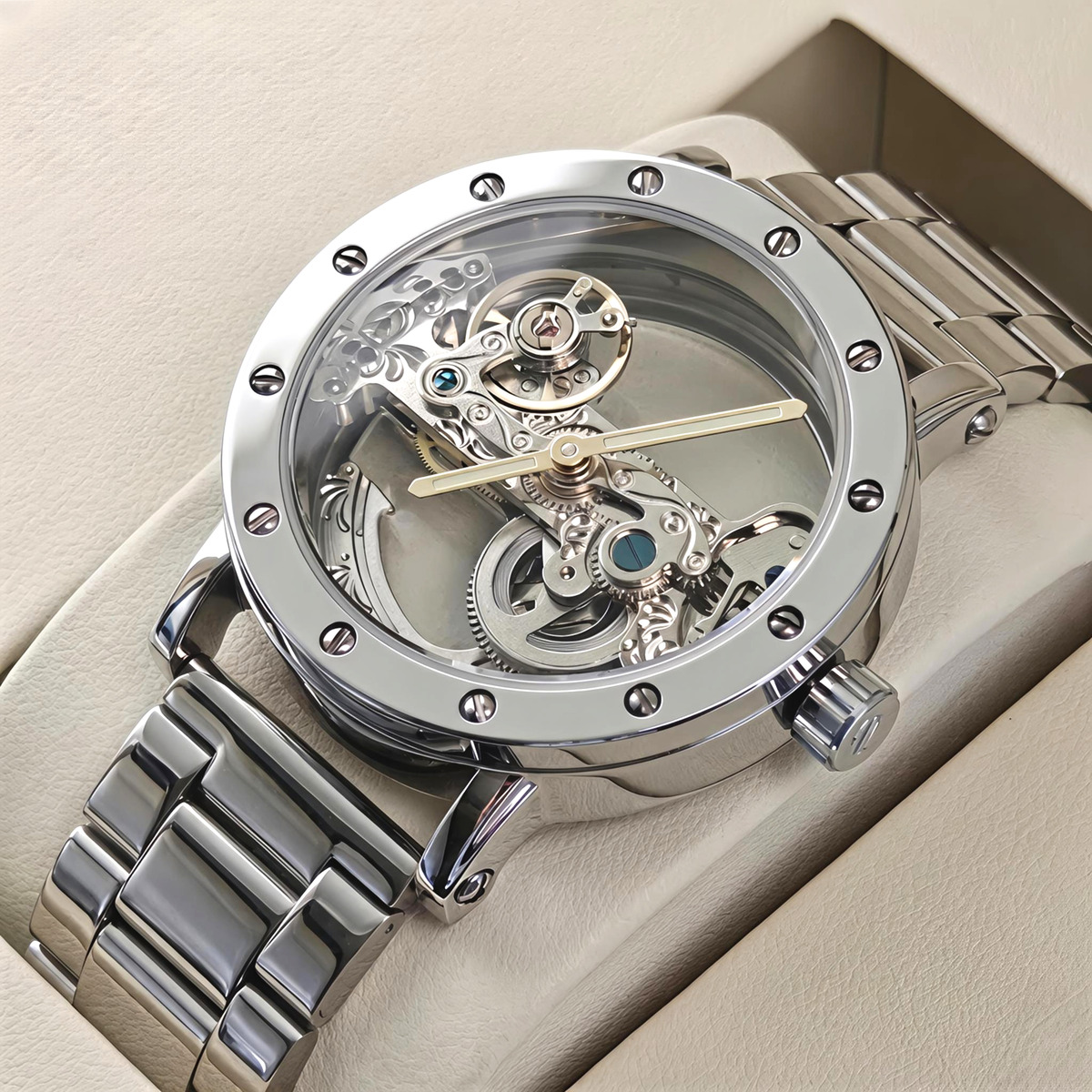 Forsining Air Silver Metal, 2 ремінці — фото 2