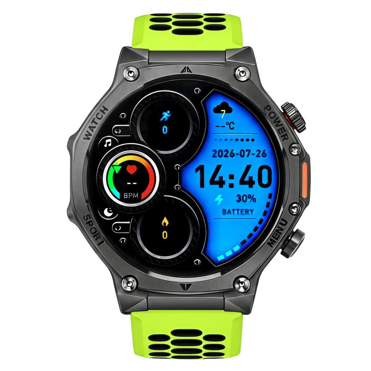 Smart Surf X Pro Venom Green, 3 ремінці — фото 2