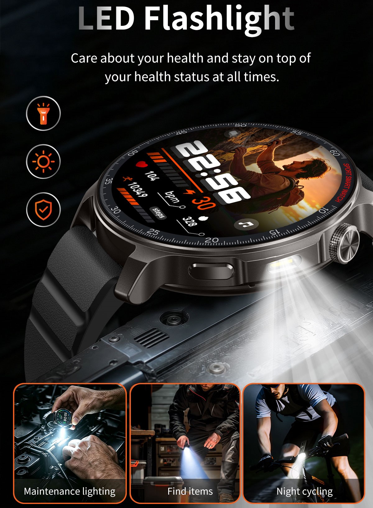 Smart Colorado Nylon Black 5BAR, 2 ремінці — фото 4