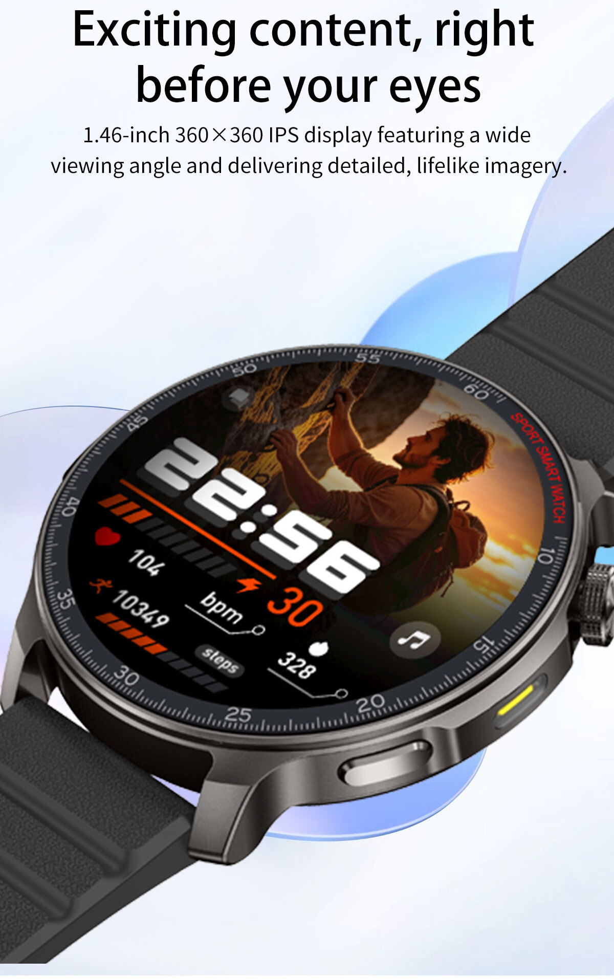 Smart Colorado Nylon Black 5BAR, 2 ремінці — фото 9