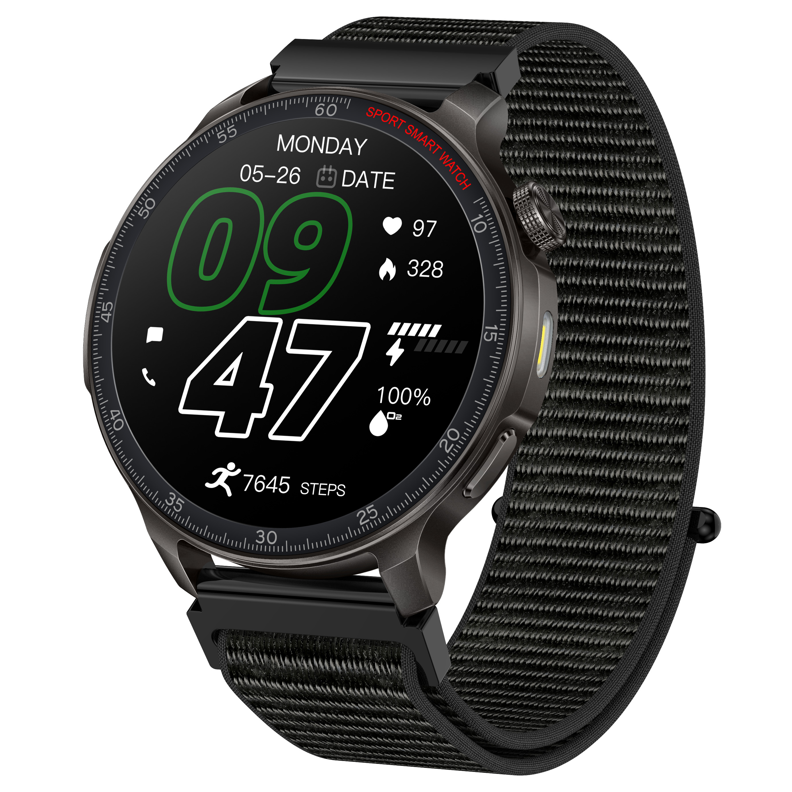 Smart Colorado Nylon Black 5BAR, 2 ремінці