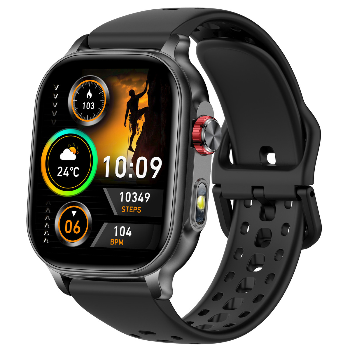 Smart Energy Rubber Black 5BAR, 2 ремінці
