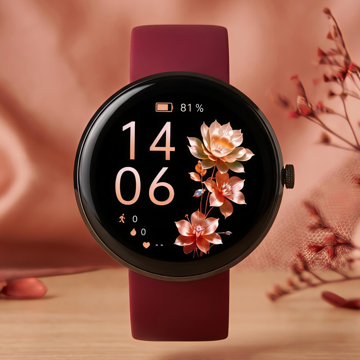 Smart Luna Cherry Rubber, 3 ремінці — фото 2