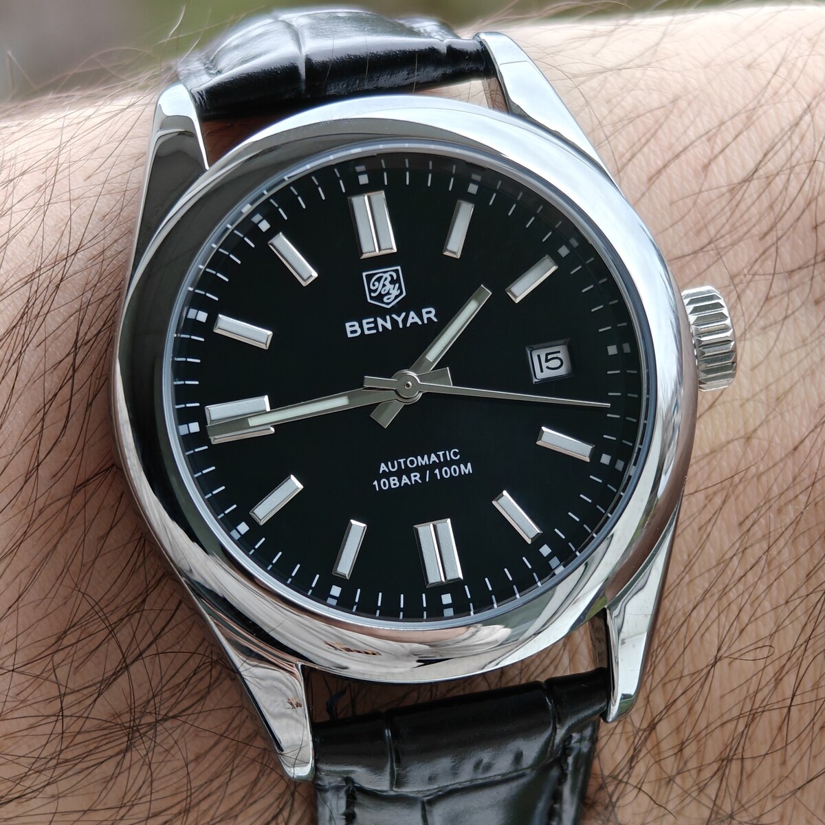 Benyar Automatic Leather Deluxe, 2 ремінці — фото 7
